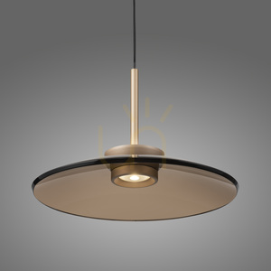PURE E-MOON 2195-97 Hnedé závesné svietidlo s 2 LED žiarovkami small 9