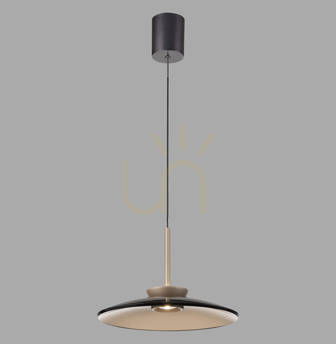 Skontrolujte PURE E-MOON 2195-97 Hnedé závesné svietidlo s 2 LED žiarovkami