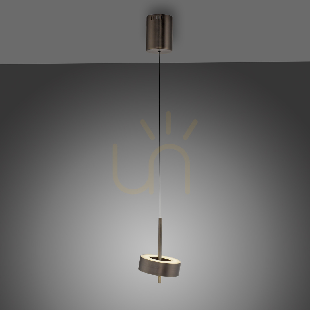 vyhliadka Q-ROTATE 2247-34 Hnedé závesné svietidlo s 1 LED žiarovkou Q-ROTATE 2247-34 Hnedé závesné svietidlo s 1 LED žiarovkou