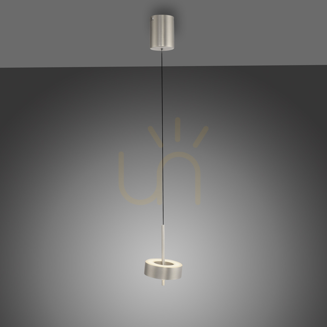 Skontrolujte Q-ROTATE 2247-95 Strieborné závesné svietidlo s 1 LED Q-ROTATE 2247-95 Strieborné závesné svietidlo s 1 LED