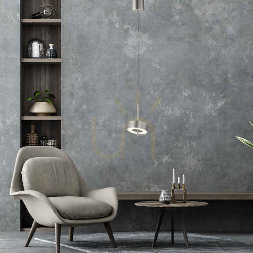 Skontrolujte Q-ROTATE 2247-95 Strieborné závesné svietidlo s 1 LED