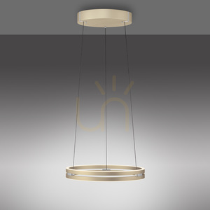 PURE E-LOOP 2550-60 Mosadzné závesné svietidlo s 2 LED diódami small 12