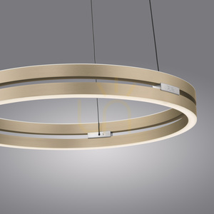 PURE E-LOOP 2550-60 Mosadzné závesné svietidlo s 2 LED diódami small 17