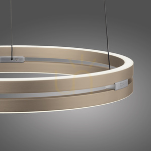 PURE E-LOOP 2550-60 Mosadzné závesné svietidlo s 2 LED diódami small 18