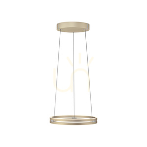 PURE E-LOOP 2550-60 Mosadzné závesné svietidlo s 2 LED diódami small 9