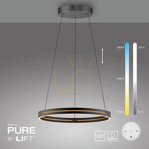 PURE E-LOOP 2551-18 Čierne závesné svietidlo s 2 LED diódami 12 PURE E-LOOP 2551-18 Čierne závesné svietidlo s 2 LED diódami small 12