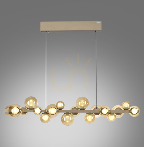 Skontrolujte PURE E-POPUP 2557-97 Zlaté závesné svietidlo s 18 LED diódami
