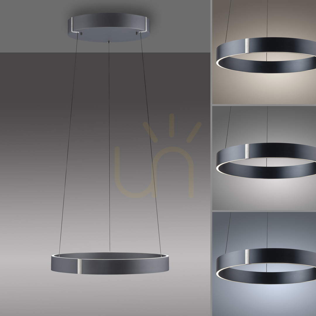 Skontrolujte PURE E-CLIPSE 2560-15 Šedé závesné svietidlo s 2 LED diódami PURE E-CLIPSE 2560-15 Šedé závesné svietidlo s 2 LED diódami