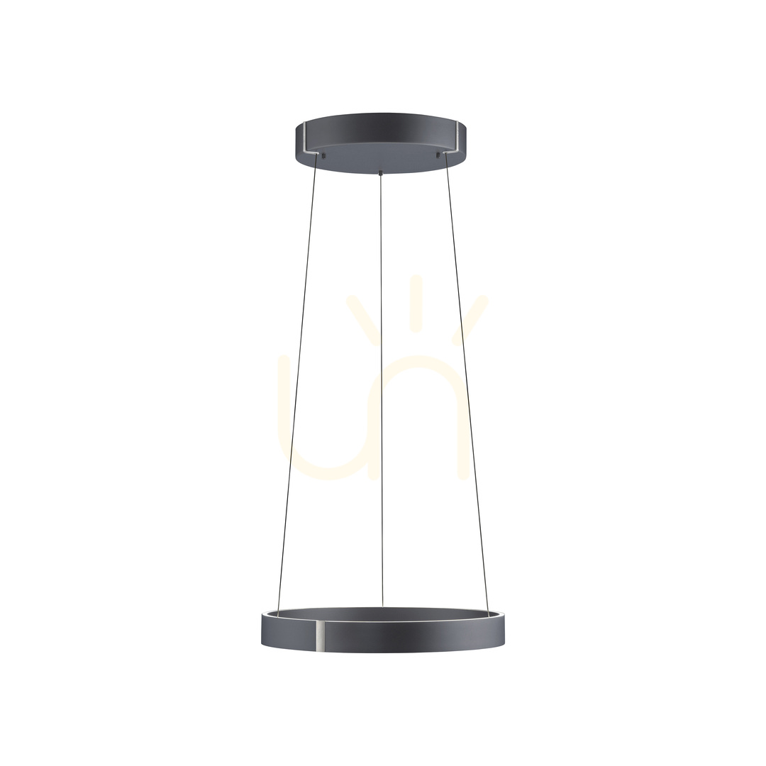 Šou PURE E-CLIPSE 2560-15 Šedé závesné svietidlo s 2 LED diódami PURE E-CLIPSE 2560-15 Šedé závesné svietidlo s 2 LED diódami