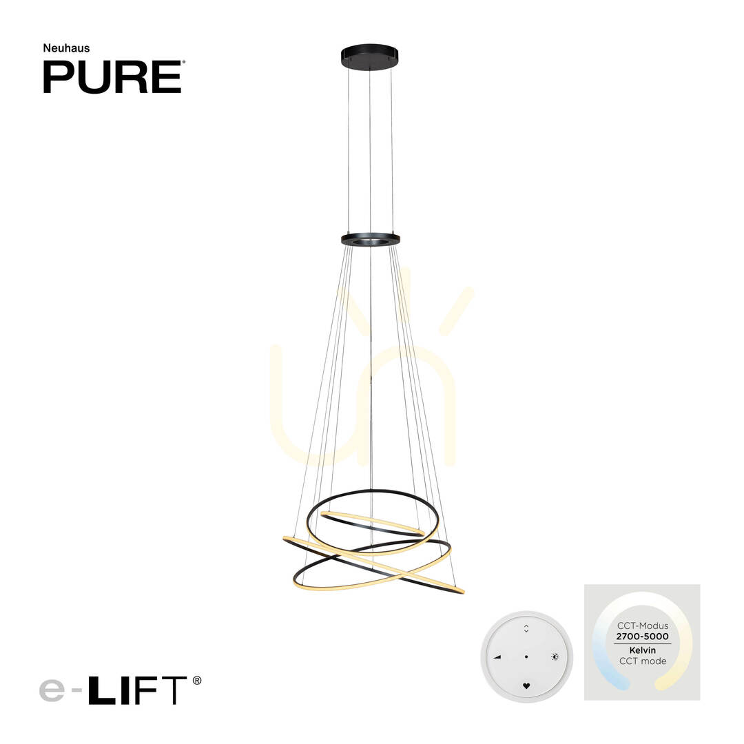 vyhliadka PURE E-FLYING RINGS 2566-15 Šedé závesné svietidlo s 1xLED PURE E-FLYING RINGS 2566-15 Šedé závesné svietidlo s 1xLED
