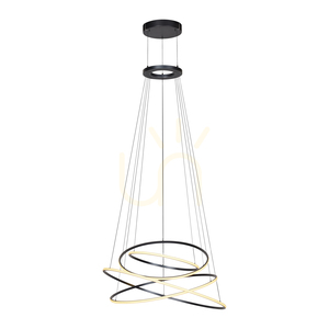 PURE E-FLYING RINGS 2566-15 Šedé závesné svietidlo s 1xLED 12 PURE E-FLYING RINGS 2566-15 Šedé závesné svietidlo s 1xLED small 12