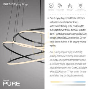 PURE E-FLYING RINGS 2566-15 Šedé závesné svietidlo s 1xLED 4 PURE E-FLYING RINGS 2566-15 Šedé závesné svietidlo s 1xLED small 4