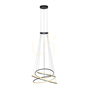 PURE E-FLYING RINGS 2566-15 Šedé závesné svietidlo s 1xLED 7 PURE E-FLYING RINGS 2566-15 Šedé závesné svietidlo s 1xLED small 7