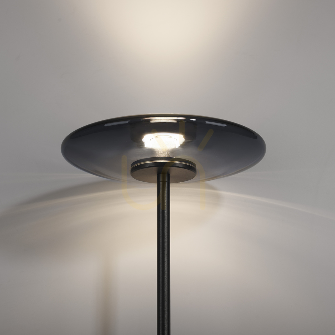 vyhliadka Stojaca lampa PURE VITRUM 481-15, sivá, 2xLED Stojaca lampa PURE VITRUM 481-15, sivá, 2xLED