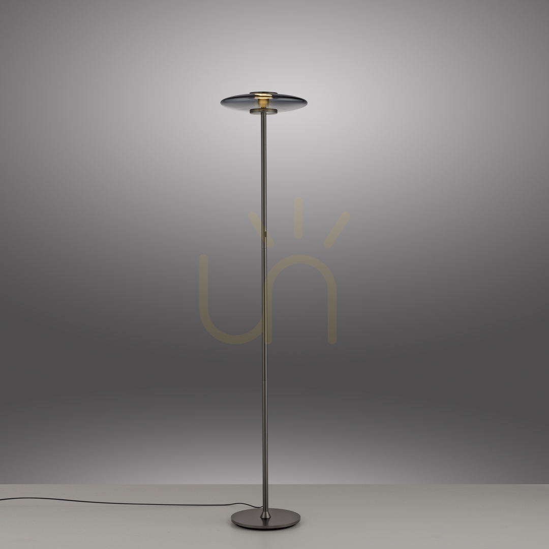 Skontrolujte Stojaca lampa PURE VITRUM 481-15, sivá, 2xLED Stojaca lampa PURE VITRUM 481-15, sivá, 2xLED