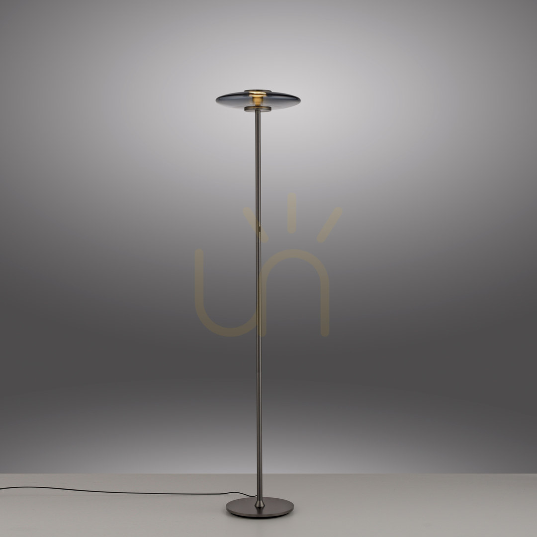 Skontrolujte Stojaca lampa PURE VITRUM 481-15, sivá, 2xLED Stojaca lampa PURE VITRUM 481-15, sivá, 2xLED