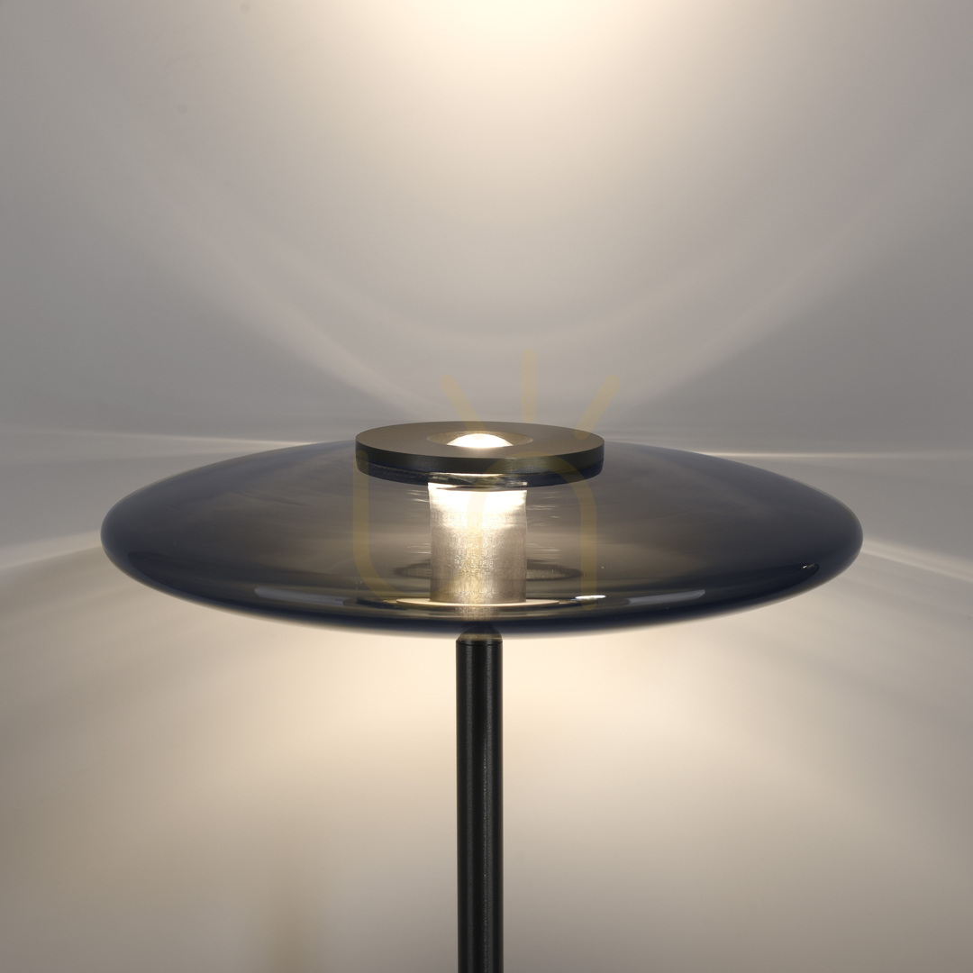 Šou Stojaca lampa PURE VITRUM 481-15, sivá, 2xLED Stojaca lampa PURE VITRUM 481-15, sivá, 2xLED