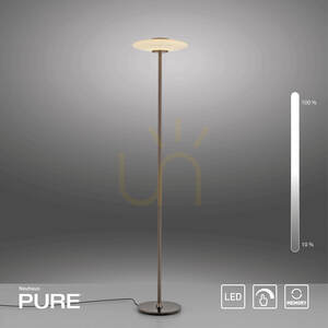 Stojaca lampa PURE VITRUM 481-34, hnedá, 2xLED small 11