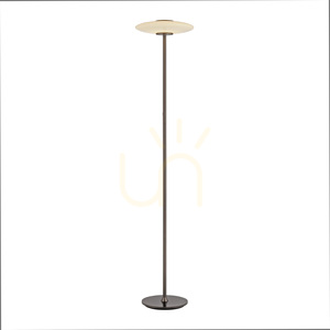 Stojaca lampa PURE VITRUM 481-34, hnedá, 2xLED small 14