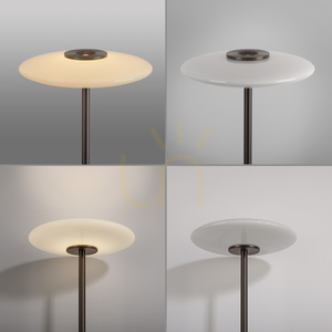 Stojaca lampa PURE VITRUM 481-34, hnedá, 2xLED small 15