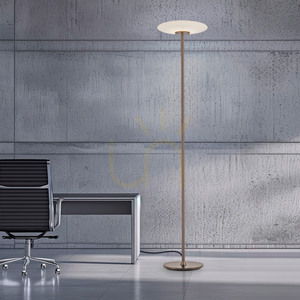 Stojaca lampa PURE VITRUM 481-34, hnedá, 2xLED small 16