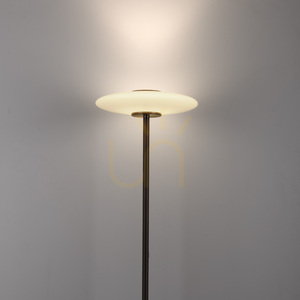 Stojaca lampa PURE VITRUM 481-34, hnedá, 2xLED small 18