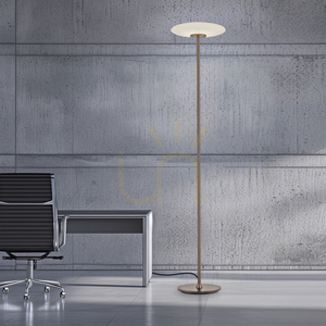 Stojaca lampa PURE VITRUM 481-34, hnedá, 2xLED small 2