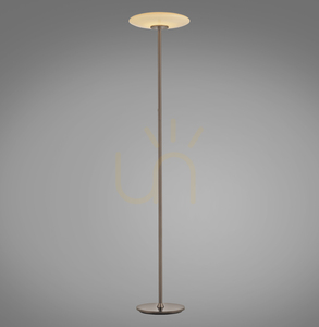 Stojaca lampa PURE VITRUM 481-34, hnedá, 2xLED small 0
