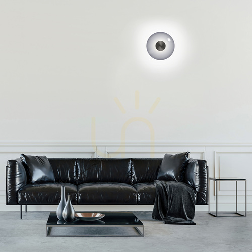Skontrolujte Nástenné a stropné LED svietidlo Paul Neuhaus PURE VITRUM 6082-15, sivé, dymové sklo, 22 cm