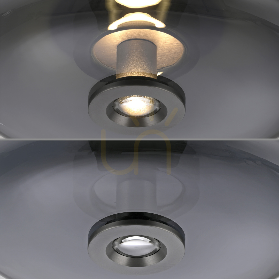 vyhliadka Stropné svietidlo PURE VITRUM 6083-15, sivé, 2xLED Stropné svietidlo PURE VITRUM 6083-15, sivé, 2xLED