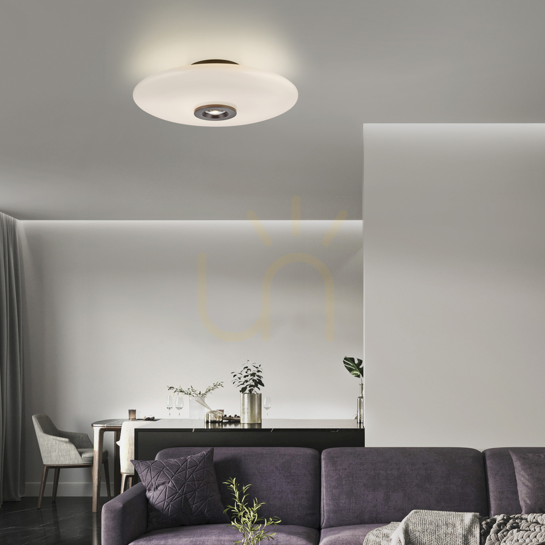 vyhliadka PURE VITRUM 6083-34 Hnedé stropné svietidlo, 2xLED PURE VITRUM 6083-34 Hnedé stropné svietidlo, 2xLED