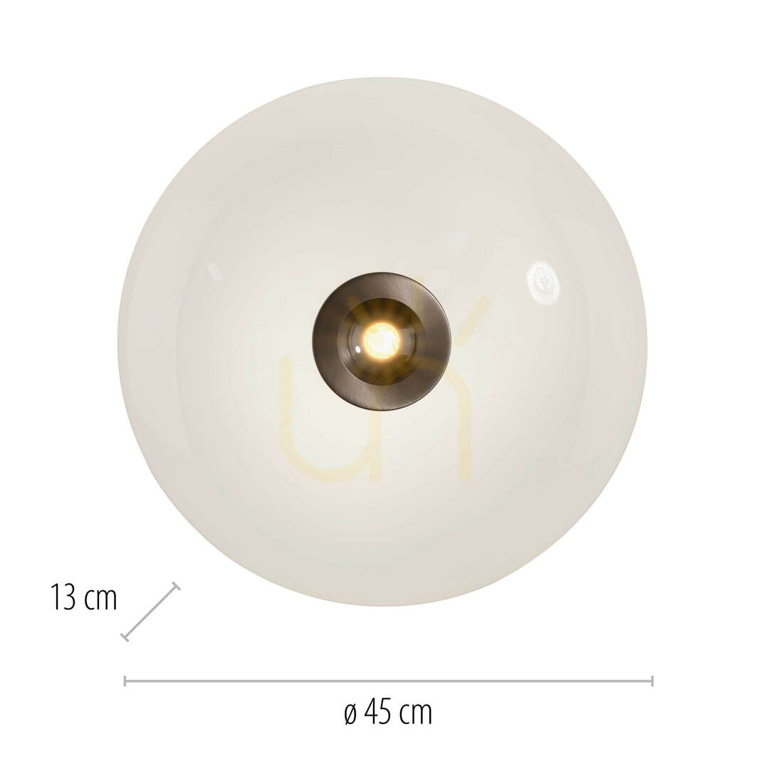 Displej PURE VITRUM 6083-34 Hnedé stropné svietidlo, 2xLED PURE VITRUM 6083-34 Hnedé stropné svietidlo, 2xLED