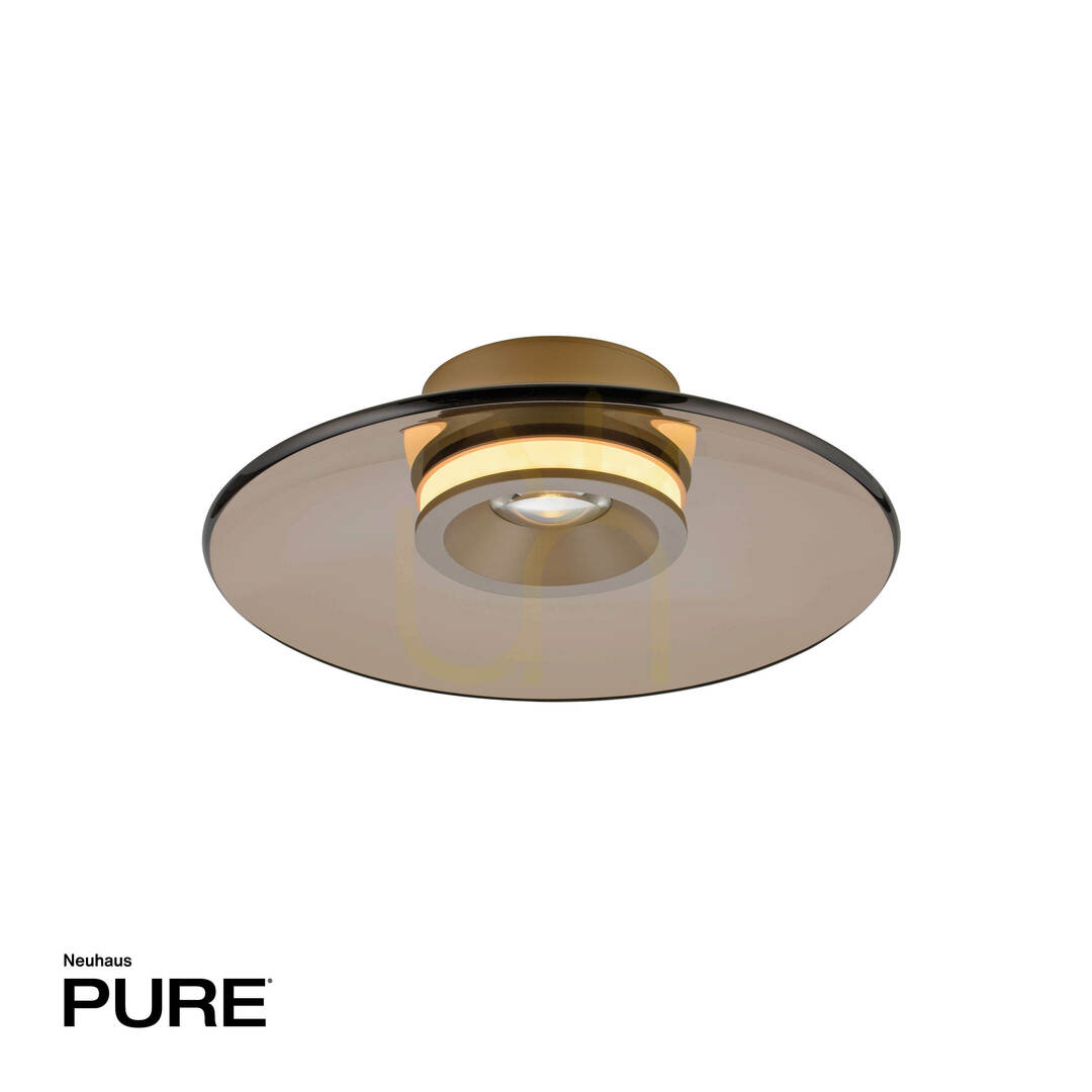 vyhliadka PURE MOON 6094-97 Hnedé stropné svietidlo, 2xLED PURE MOON 6094-97 Hnedé stropné svietidlo, 2xLED