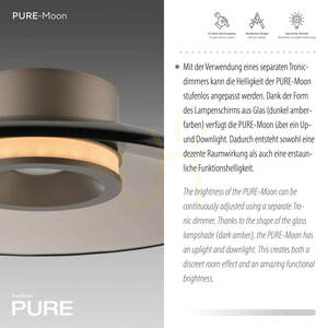 PURE MOON 6094-97 Hnedé stropné svietidlo, 2xLED 3 PURE MOON 6094-97 Hnedé stropné svietidlo, 2xLED small 3