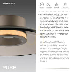 PURE MOON 6094-97 Hnedé stropné svietidlo, 2xLED 4 PURE MOON 6094-97 Hnedé stropné svietidlo, 2xLED small 4