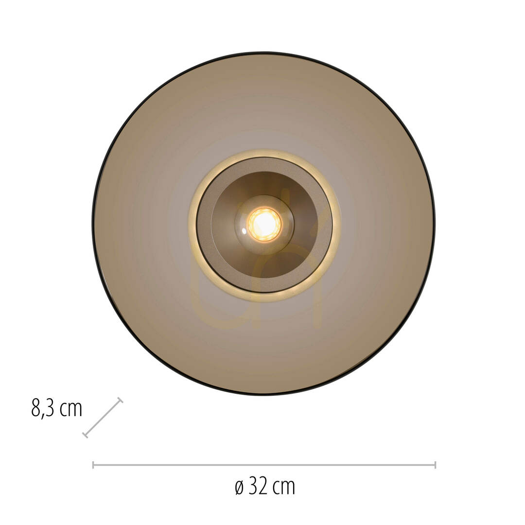 Displej PURE MOON 6094-97 Hnedé stropné svietidlo, 2xLED PURE MOON 6094-97 Hnedé stropné svietidlo, 2xLED