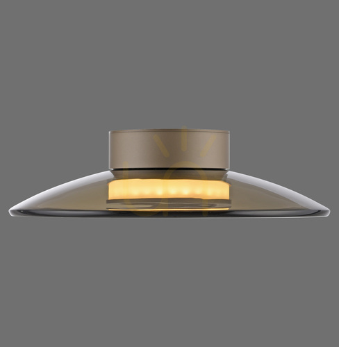Skontrolujte PURE MOON 6094-97 Hnedé stropné svietidlo, 2xLED