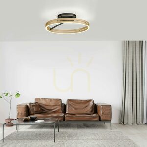 PURE LOOP 6552-68 Čierne stropné svietidlo, 2xLED small 21