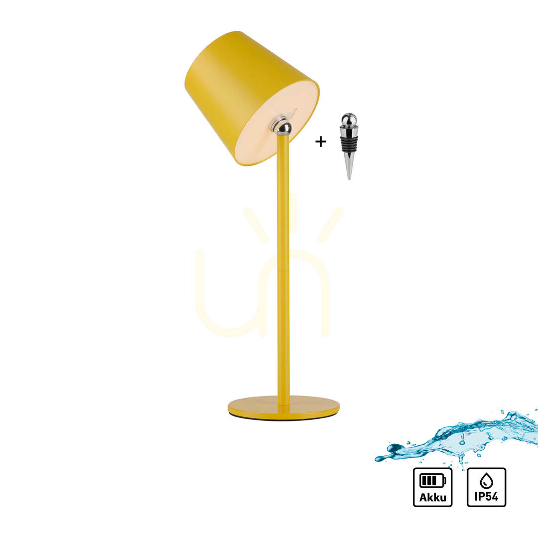 Displej Stolná lampa BOTERIA 19251-81, žltá, 1xLED Stolná lampa BOTERIA 19251-81, žltá, 1xLED