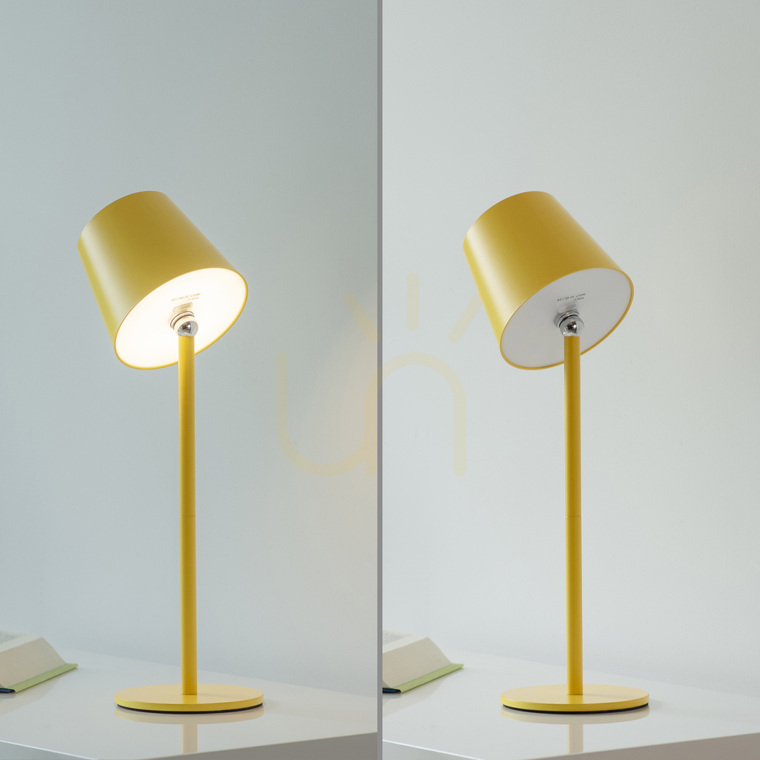 Náhľad Stolná lampa BOTERIA 19251-81, žltá, 1xLED Stolná lampa BOTERIA 19251-81, žltá, 1xLED