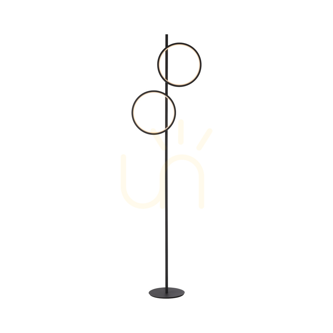 vyhliadka Stojaca lampa MINI RITUS 15396-18, čierna, 2xLED Stojaca lampa MINI RITUS 15396-18, čierna, 2xLED