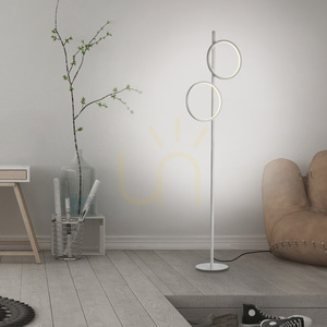 Stojaca lampa MINI RITUS 15396-21, strieborná, 2xLED small 2