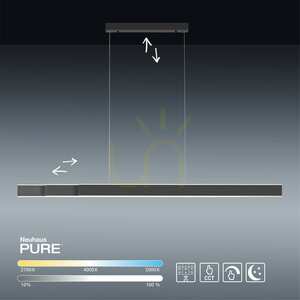 PURE-LUME2738-13 Antracitové závesné svietidlo s 1x LED small 9