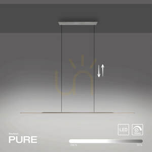PURE SURFACE 2301-15 Šedé závesné svietidlo s 1xLED small 13