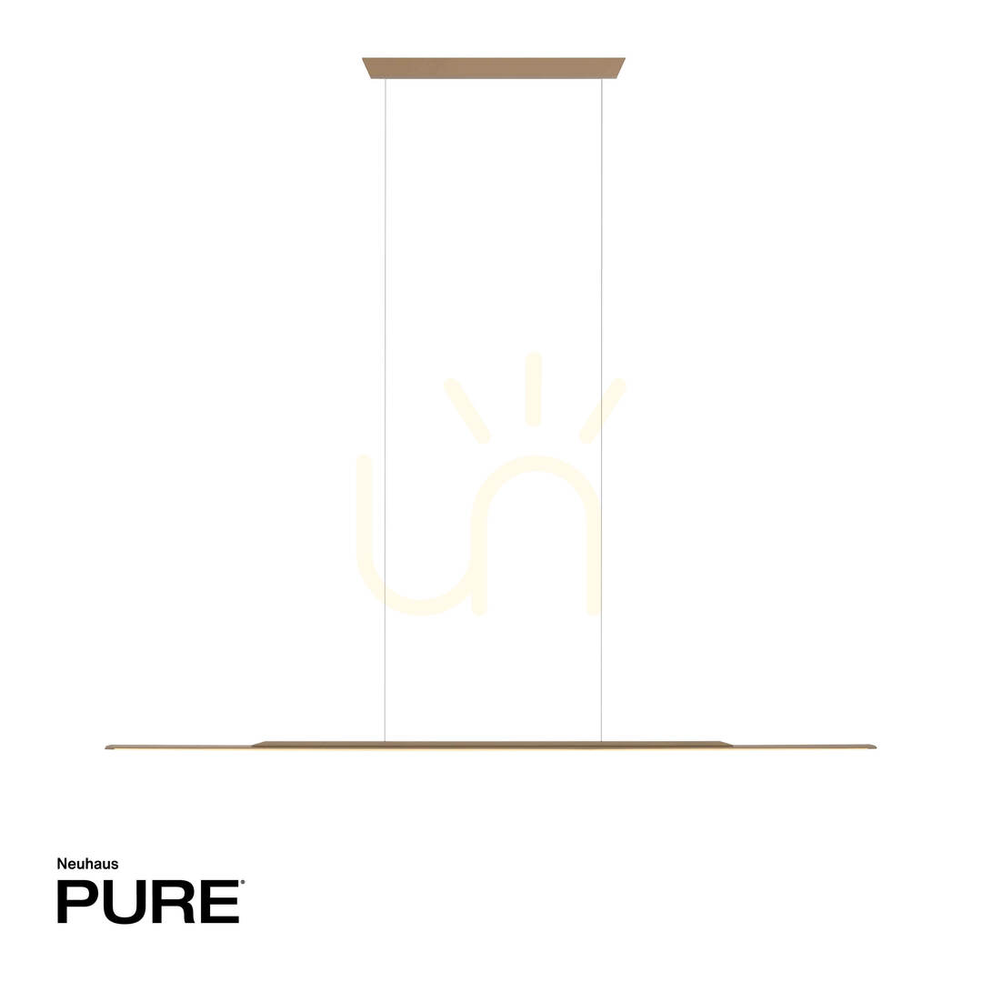 vyhliadka PURE SURFACE 2301-97 Hnedé závesné svietidlo s 1 LED žiarovkou PURE SURFACE 2301-97 Hnedé závesné svietidlo s 1 LED žiarovkou