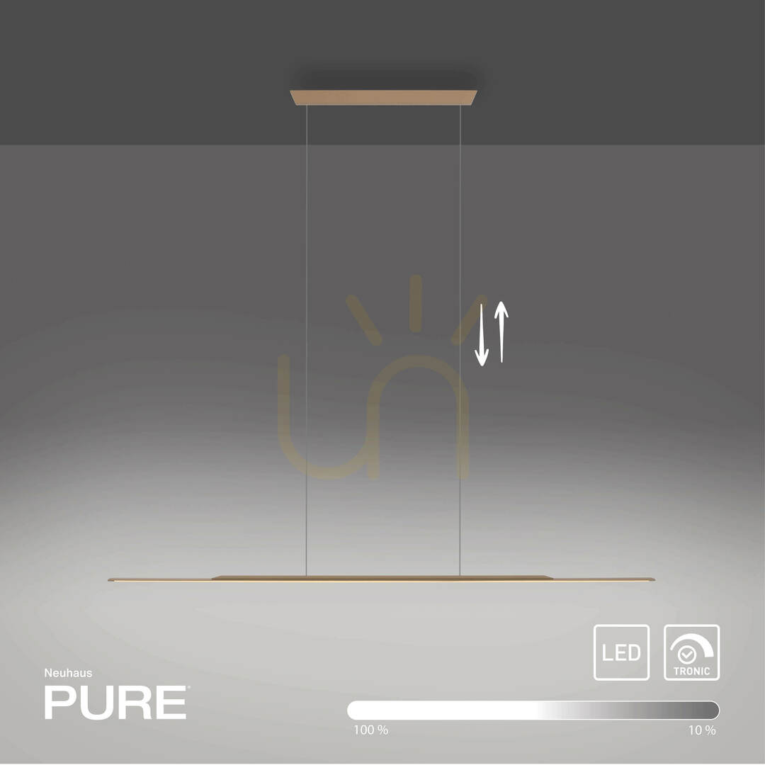 Displej PURE SURFACE 2301-97 Hnedé závesné svietidlo s 1 LED žiarovkou PURE SURFACE 2301-97 Hnedé závesné svietidlo s 1 LED žiarovkou