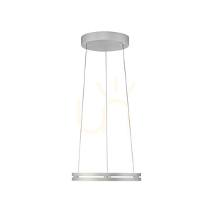 PURE E-LOOP 2550-95 Strieborné závesné svietidlo s 2 LED diódami small 17