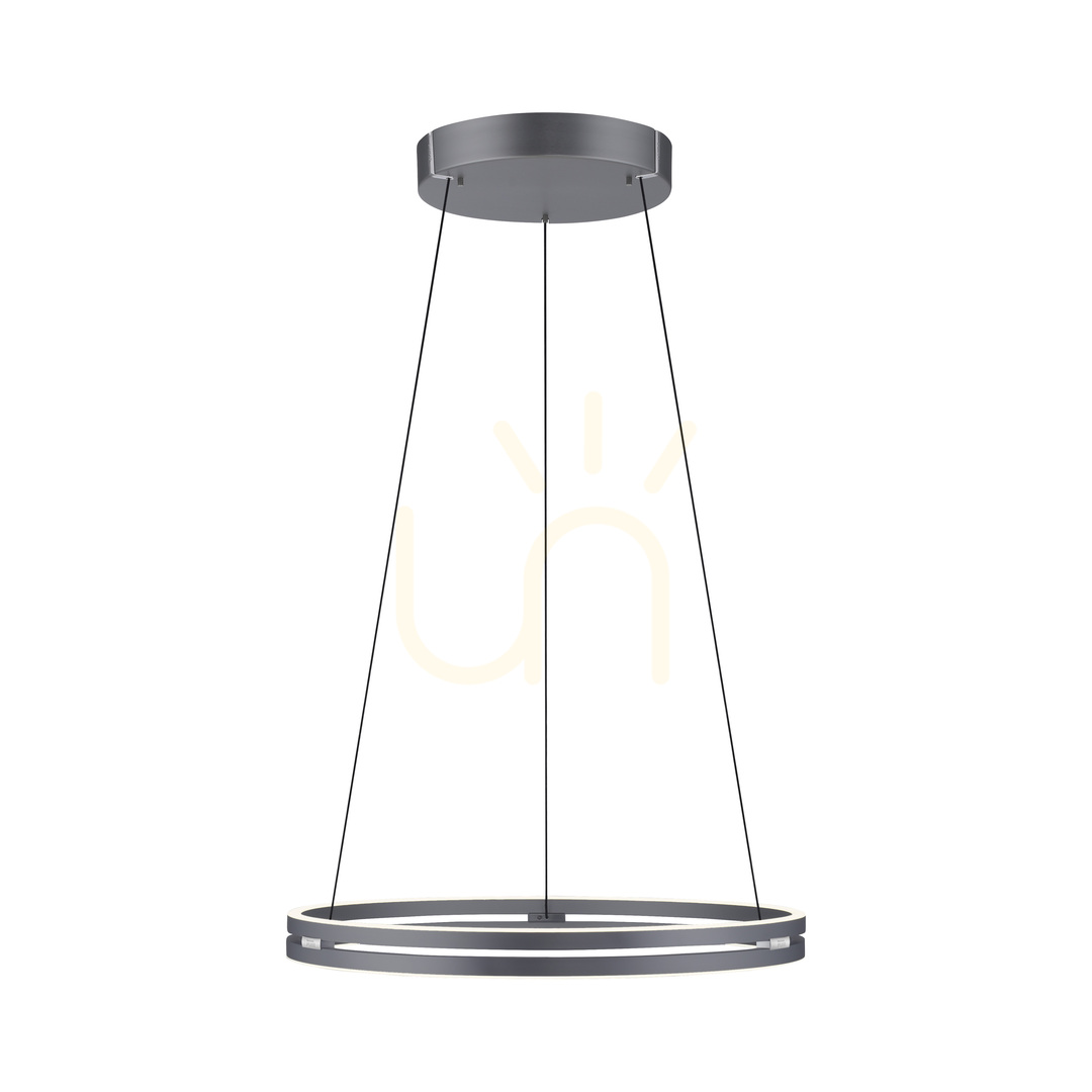 Skontrolujte PURE E-LOOP 2551-15 Šedé závesné svietidlo s 2 LED diódami PURE E-LOOP 2551-15 Šedé závesné svietidlo s 2 LED diódami