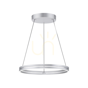 PUREE-LOOP 2551-95 Strieborné závesné svietidlo s 2 LED diódami 7 PUREE-LOOP 2551-95 Strieborné závesné svietidlo s 2 LED diódami small 7