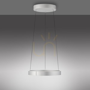 PURE E-CLIPSE 2560-95 Strieborné závesné svietidlo s 2 LED diódami small 13